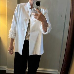 NWT “Multiples”- Linen blend jacket PL Very versatile, dressing up or jeans.